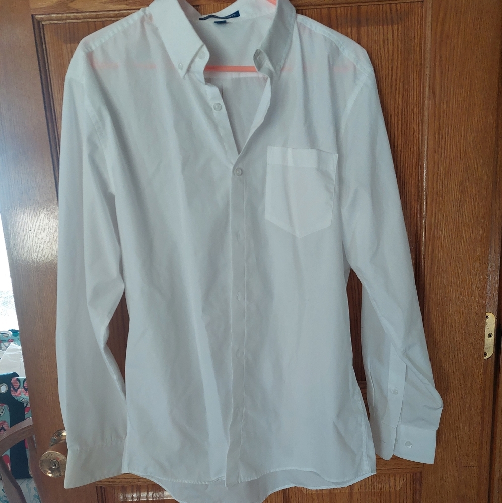 MENS White Button Up